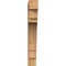 Ekena Millwork Merced Block Rough Sawn Bracket, Western Red Cedar, 4"W x 22"D x 30"H BKT04X22X30MRC05RWR - alternate 3